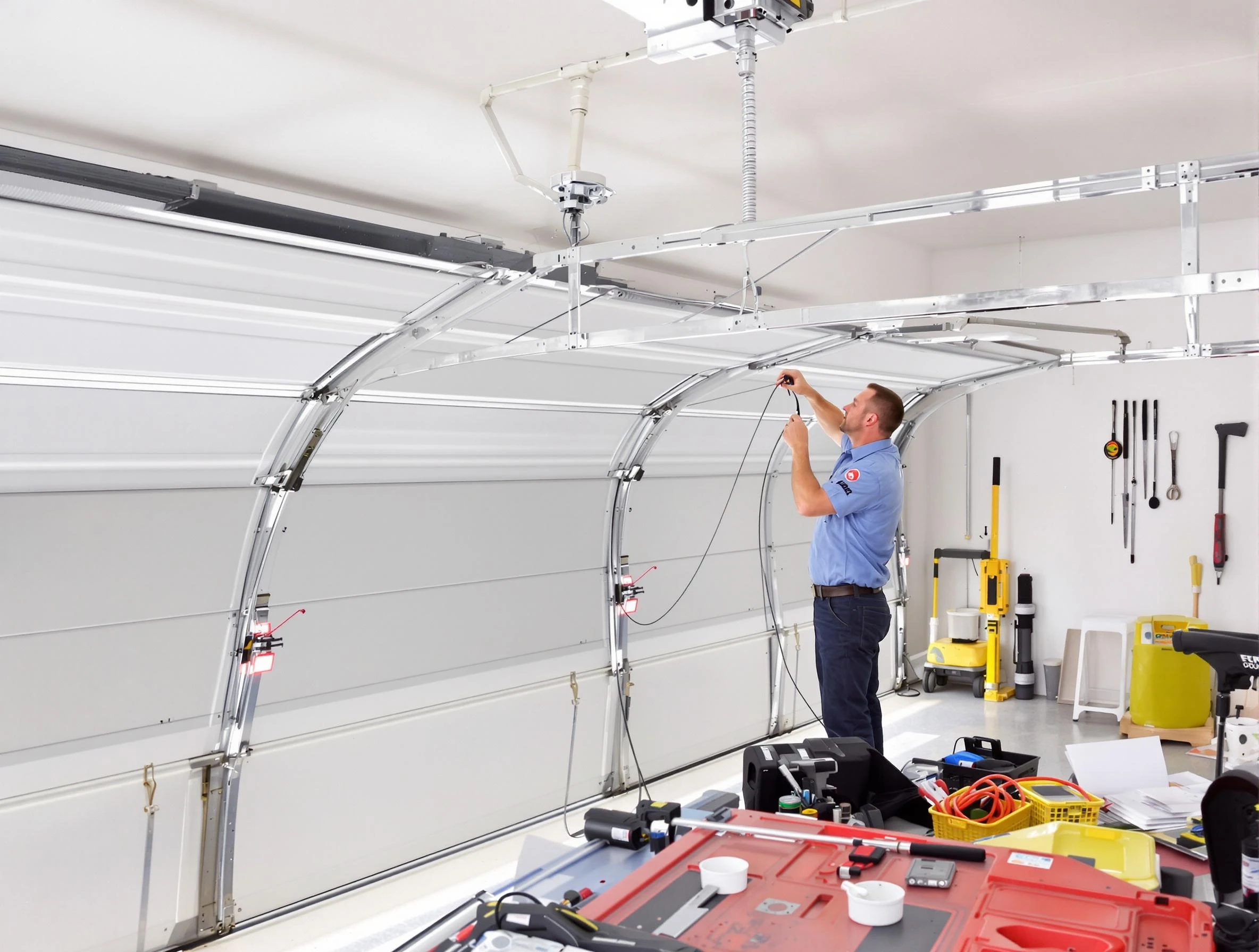 Garage door cable repair service by North Plainfield Garage Door Repair in North Plainfield