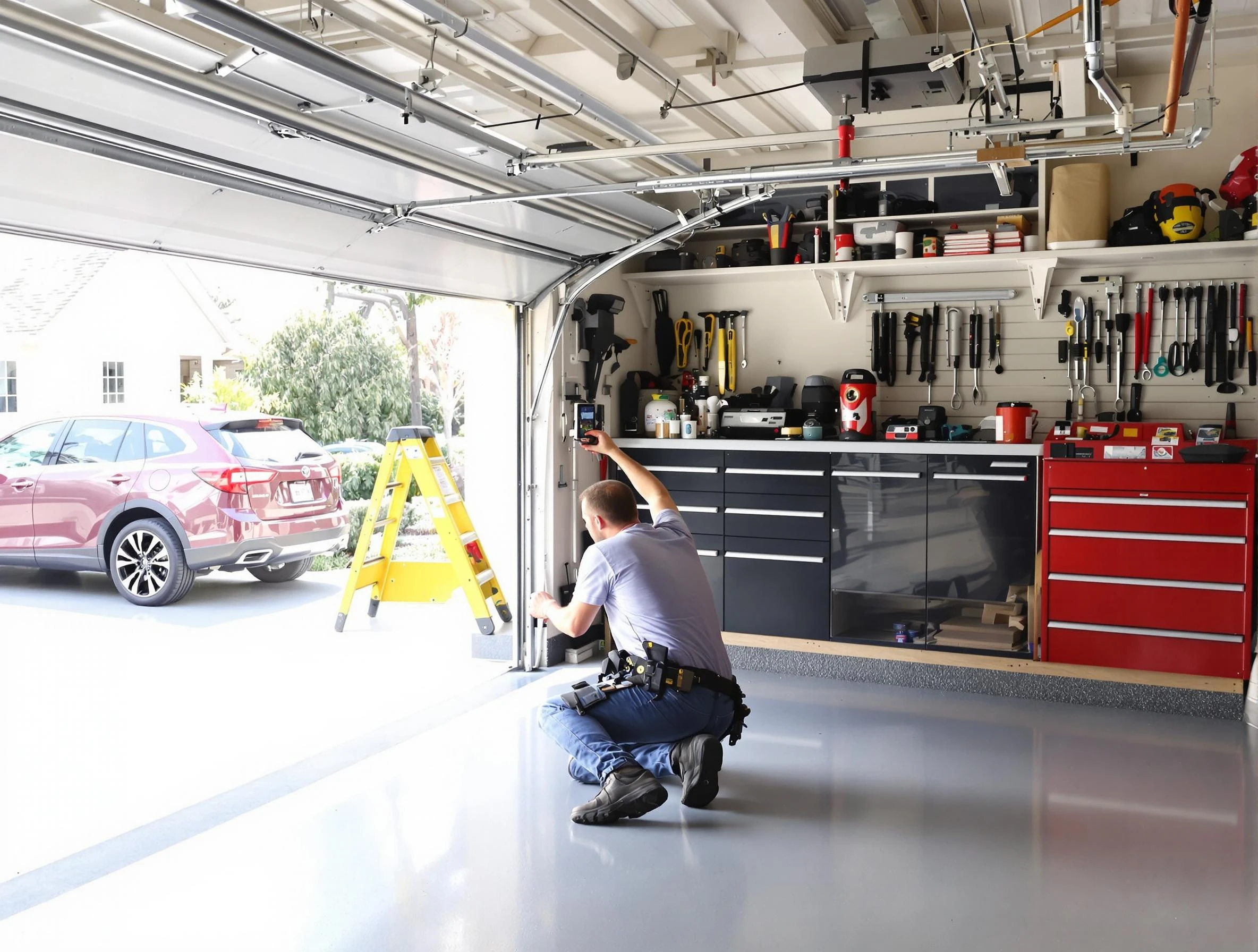 Local garage door repair service by North Plainfield Garage Door Repair in North Plainfield